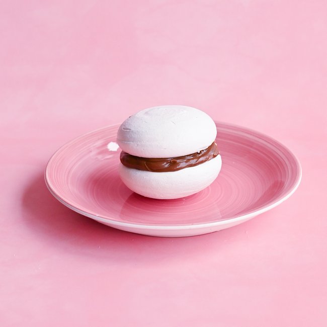 Makaron bezowy z toffi