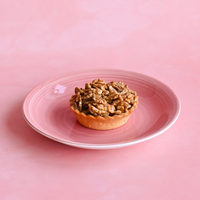 Mini tarta z toffi i orzechem